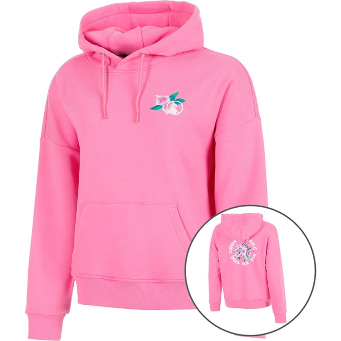 Quiet Please Crush TMTTC Sweater met capuchon Dames-pink, wit