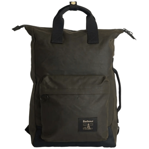 Barbour Field Wax Backpack (Maat - OS, Kleur - Olive/black)