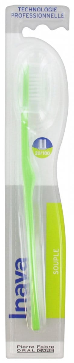 Inava Zachte Tandenborstel 20/100 (Kleur : Groen)