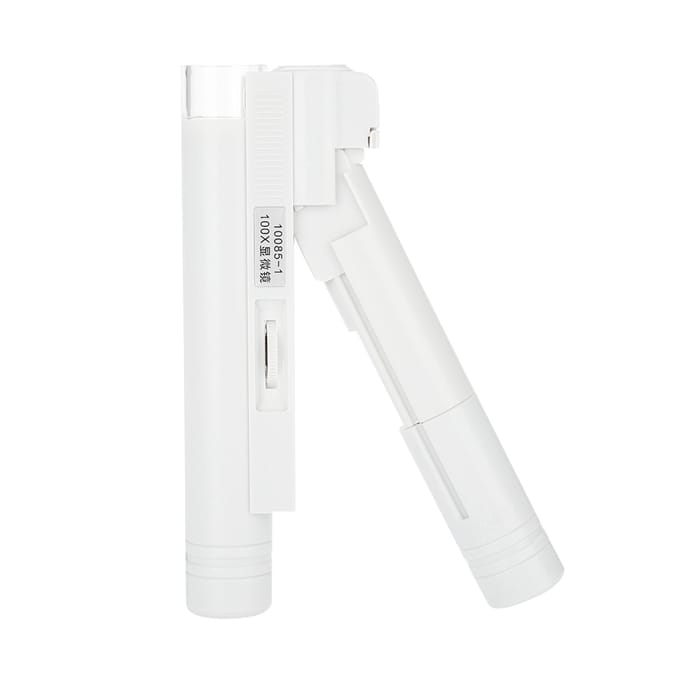 100X Zoom Microscoop Dubbele Buis Sieraden Vergrootglas Zak Vergrootglas met LED Licht