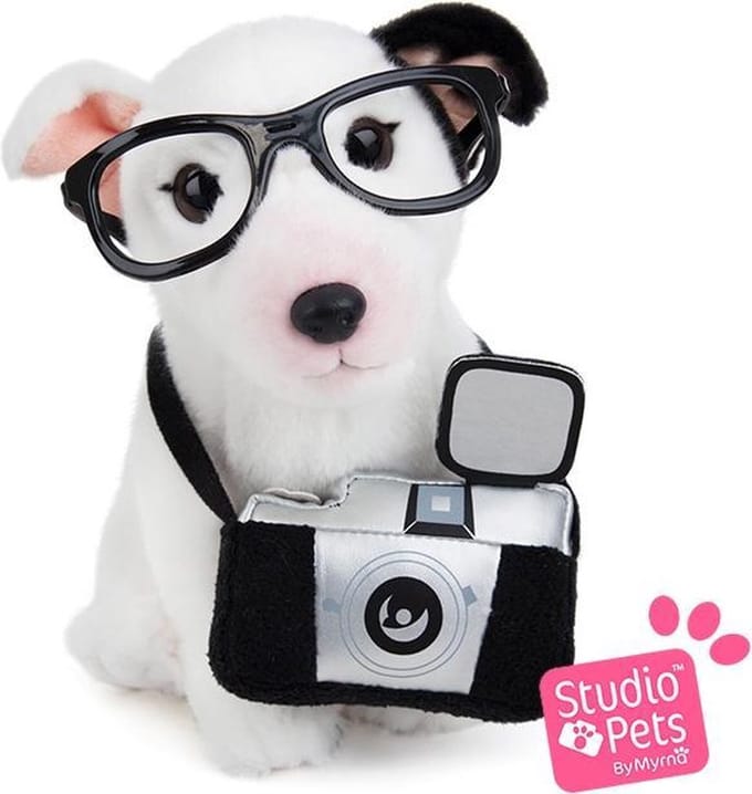Studio Pets Knuffel Bull Terrier Hond Charlie 23 cm