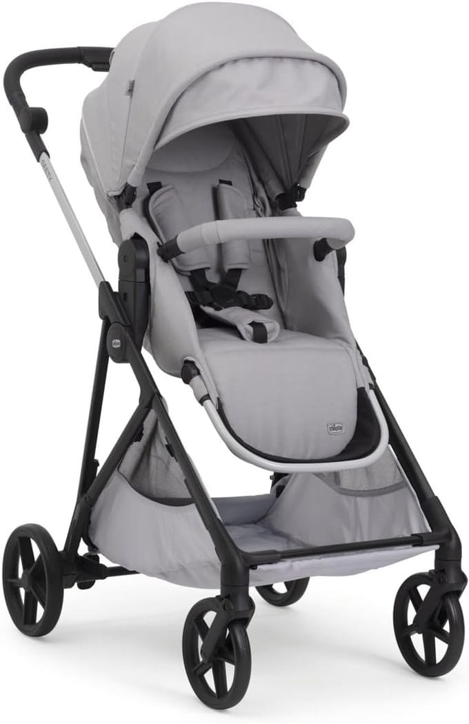 Lichtgewicht Kinderwagen - Compacte Reisbuggy - Stadswandelingen - Automatisch Inklappen - 0M-4J - Grijs