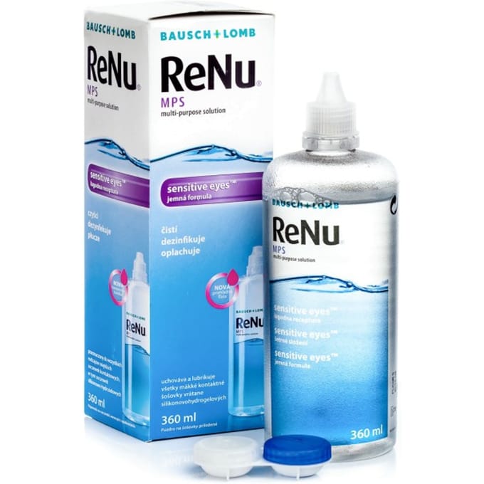 ReNu MPS Sensitive Eyes 4 x 360 ml met lenzendoosjes