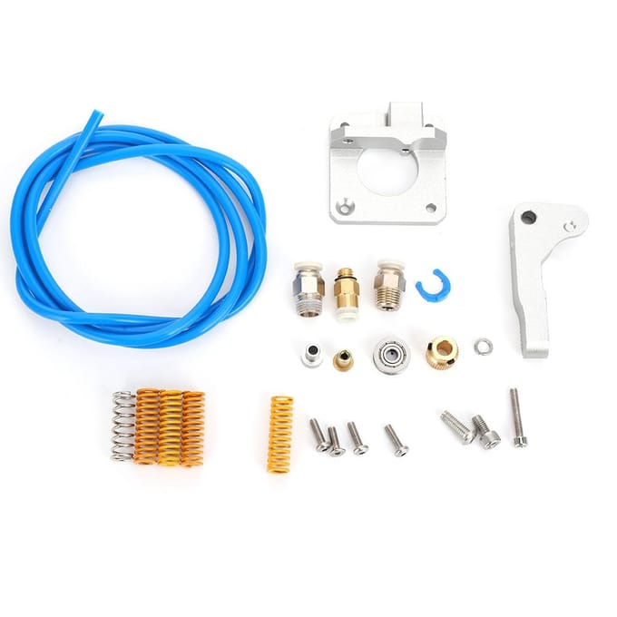 CR?10 Aluminium Extruder Kit Rechthoekige Drukveer Upgrade Set voor 3D Printer blue