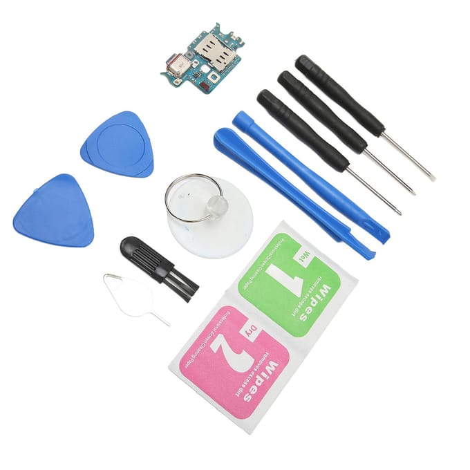 USB Oplaadpoort Dock Connector Professionele Dock Connector Vervanging voor Samsung S22 5G S901B EU American version blue