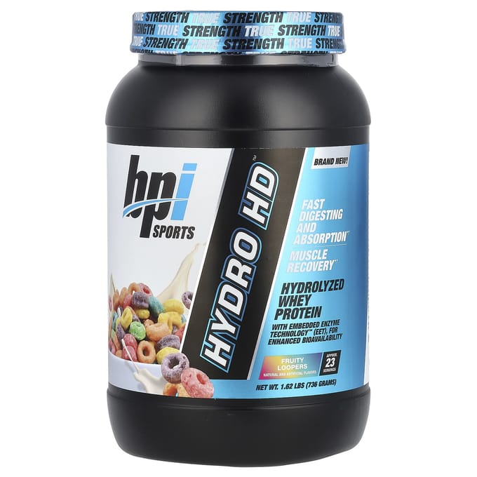BPI Sports, Hydro HD™, Protéine de Whey Hydrolysée, Fruit Looper, 1,62 lb (736 g)