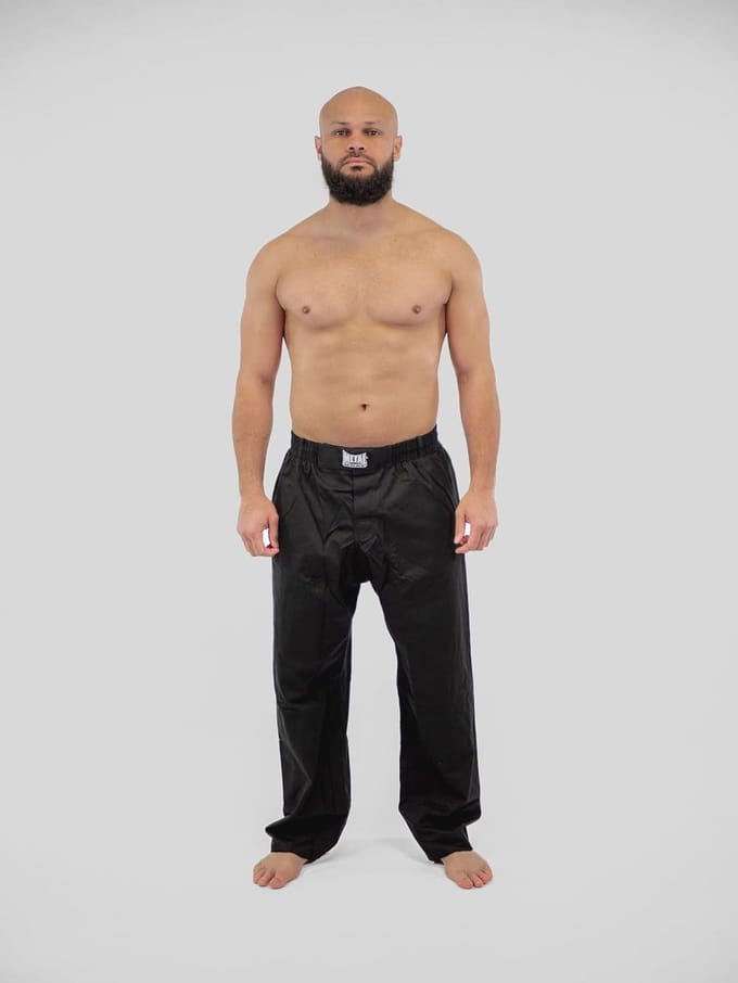 Kickboksen Broek Zwart - Maat 150 cm - Comfortabel en Functioneel