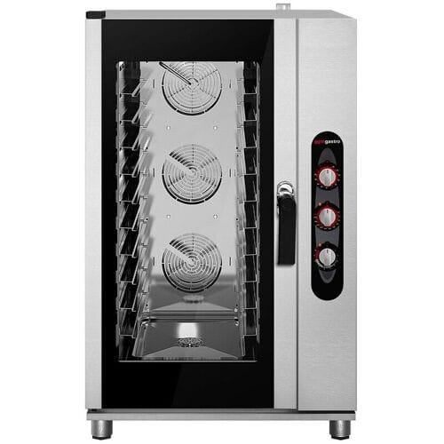 GGM Gastro Professionele bakkerij combisteamer - Handmatig - 10x 600x400 zilver