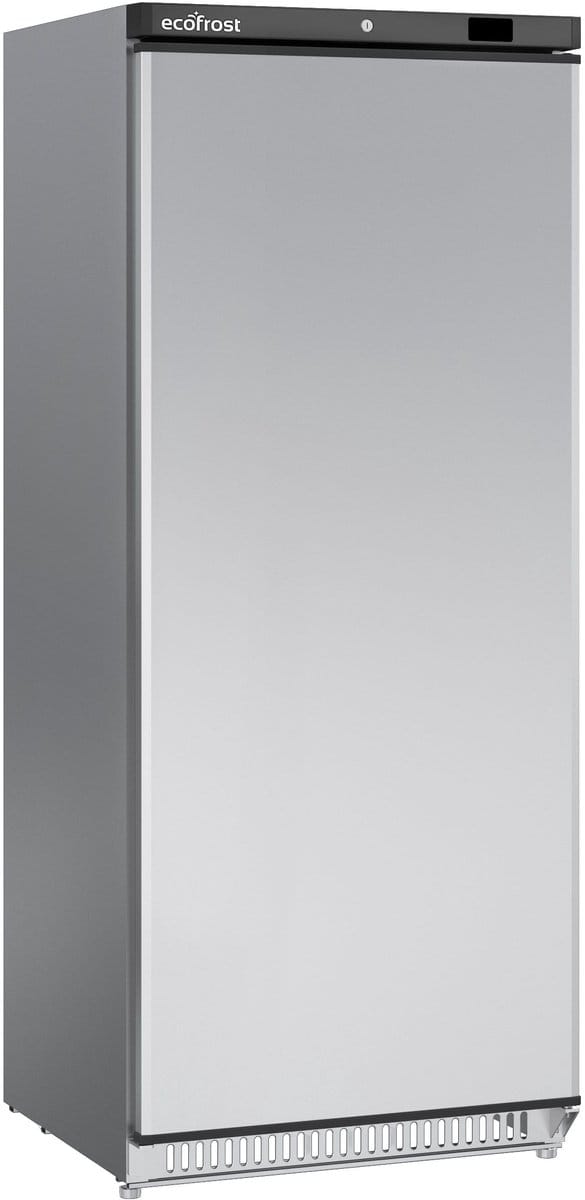 Ecofrost Koelkast - 600L - RVS - 0°C/+8°C - Statisch + Ventilator - Energielabel A - 775x744x1900mm - Horeca Koelkast