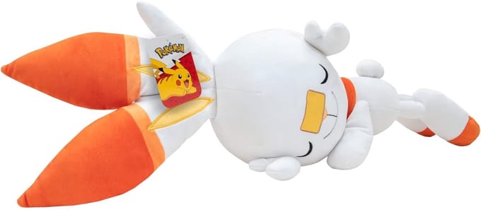 Pokemon Sleeping Scorbunny pluche 45cm Bekende knuffels
