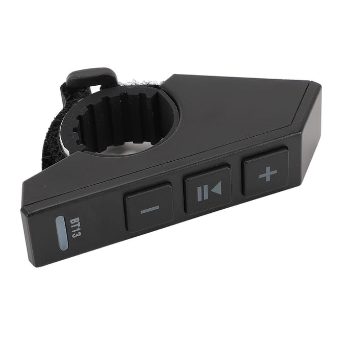 Commande au Volant Réglable Étanche Sans Fil Bluetooth Télécommande au Volant black
