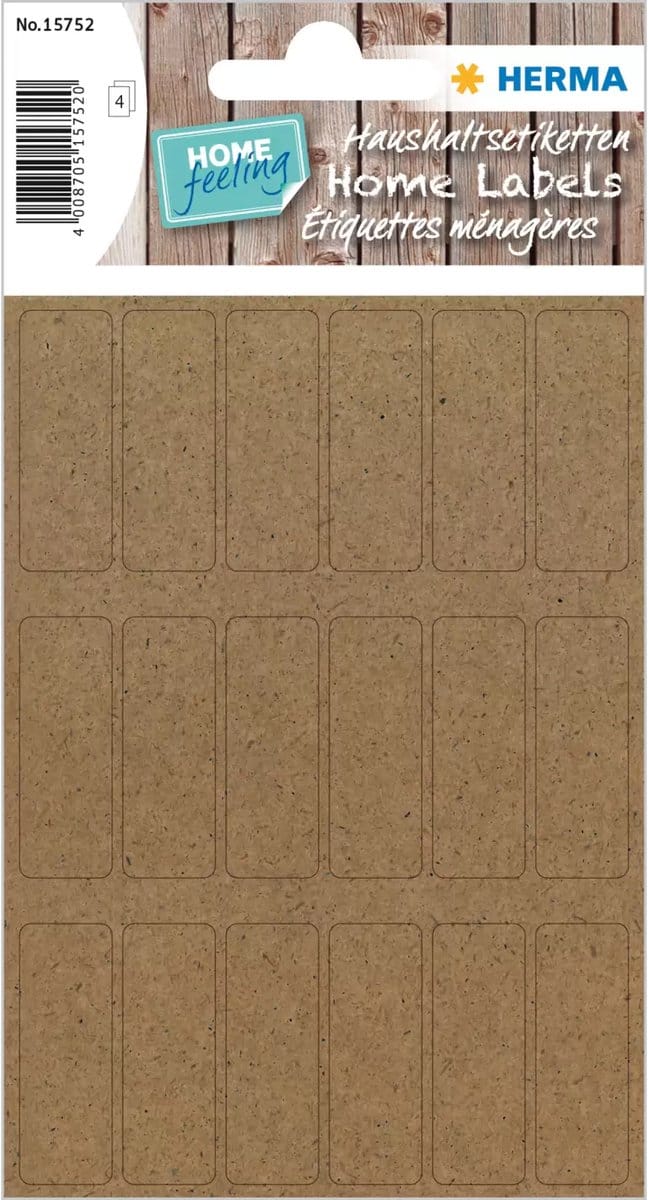 HOME universele etiketten Silphie 12x34