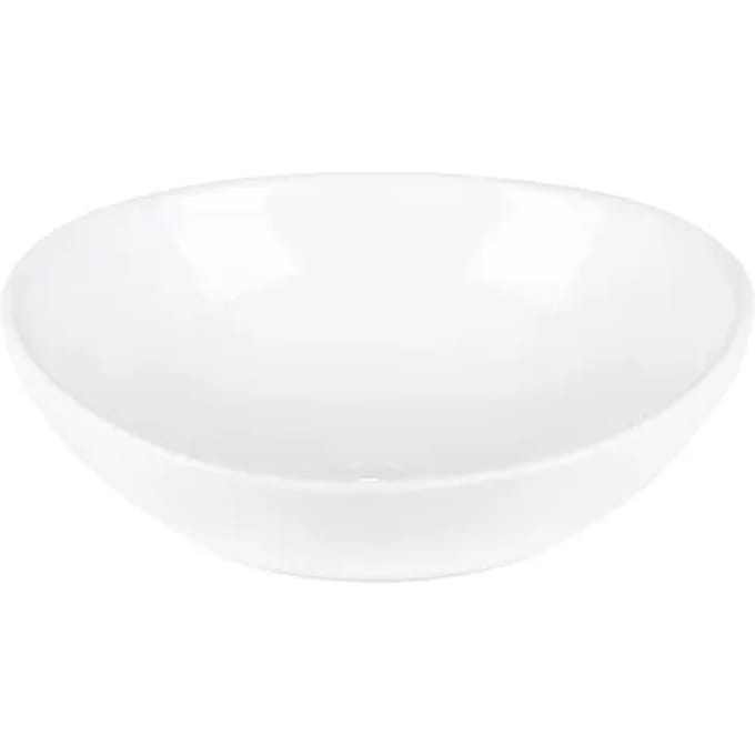 Aquavive Waskom Paglia - Keramiek - Ovaal - Wit - 41x33x15cm