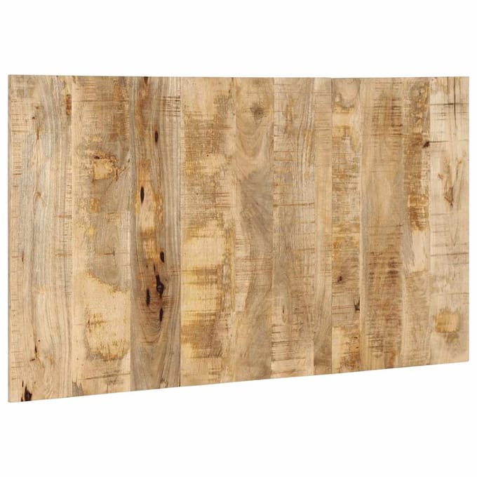 vidaXL - Hoofdbord - 140 - cm - massief - ruw - mangohout