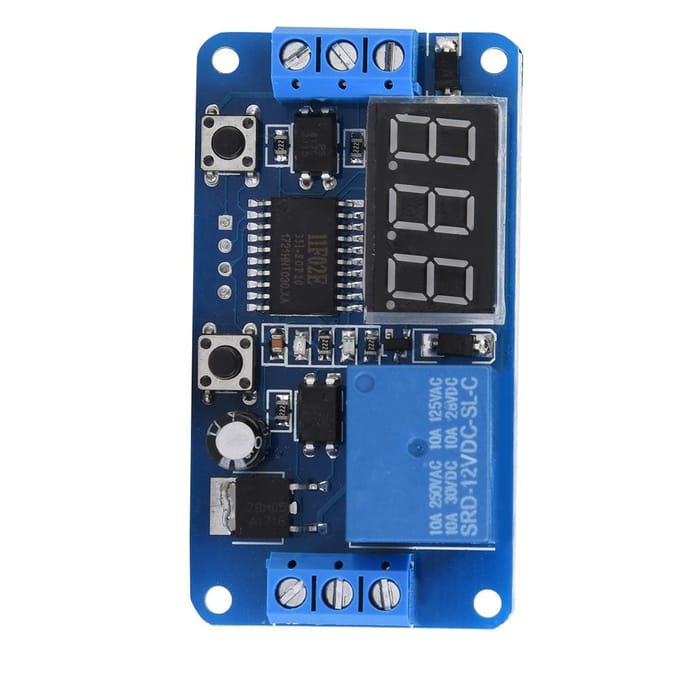 LED Display Digital Timer Relay PLC Automation Control Switch Module (12V)