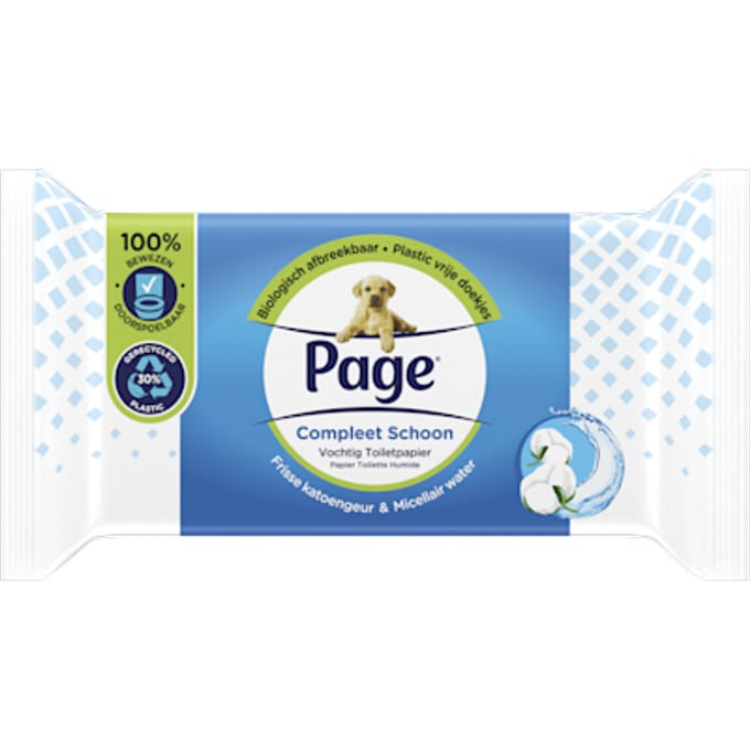 Page Vochtig Toiletpapier Fris en Schoon 38 stuks