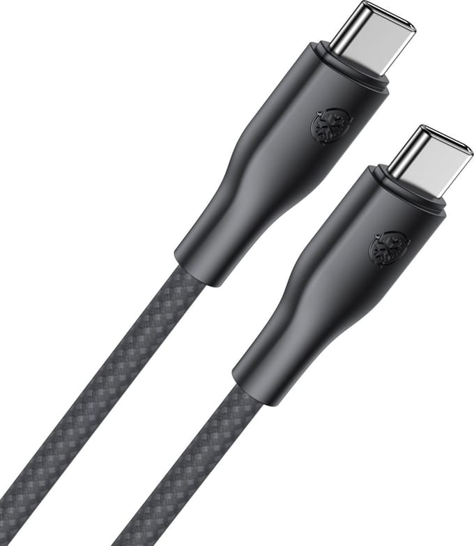 Super Fast Charge USB C Kabel 1 Meter - 65W - Geschikt voor Samsung - USB C naar USB C Oplaadkabel - Zwart