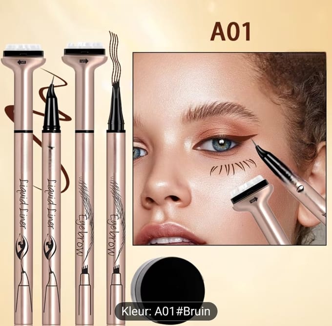 7D Length Fiber Mascara Waterproof – Volumegevend – Krullend & Verlengend – Zwart