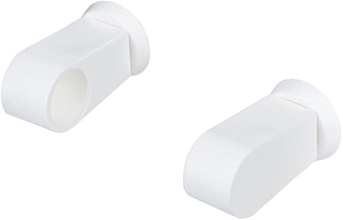 Intensions roedesteun vitrage - ø 13 mm - wit - 2 stuks