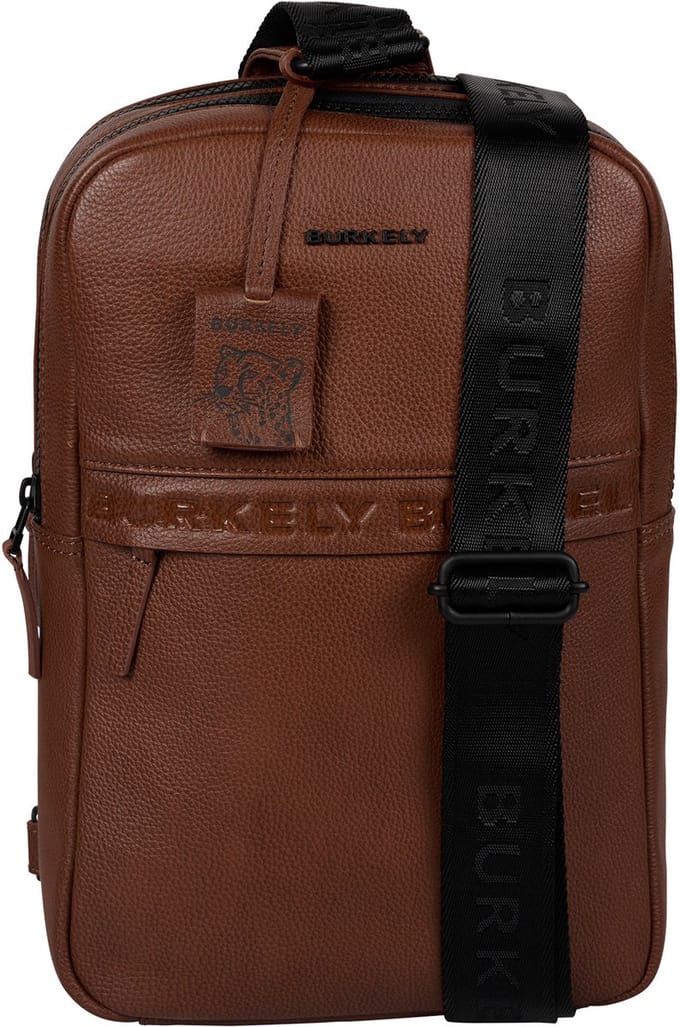 Burkely Minimal Mason Sling Bag 10.9'' - Tas - Volwassenen - Cognac