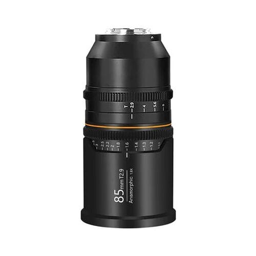 Great Joy 85mm T2.9 1.8x anamorf objectief  MFT-montage  Amber lensvervaging