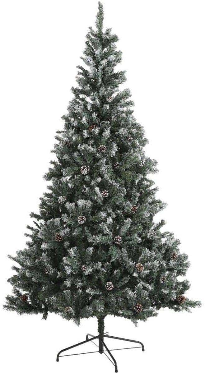 Black Box Trees Pinyon - kunstkerstboom met sneeuw blauw, groen 1,85m x 1,07m