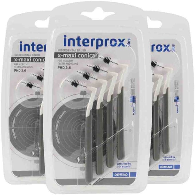 Interprox Plus X-Maxi - 4.5 tot 9 mm - Grijs 3 verpakkingen - Voordeelpakket
