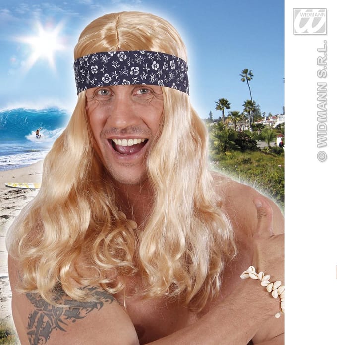Hippie pruik blond Califoria dreaming