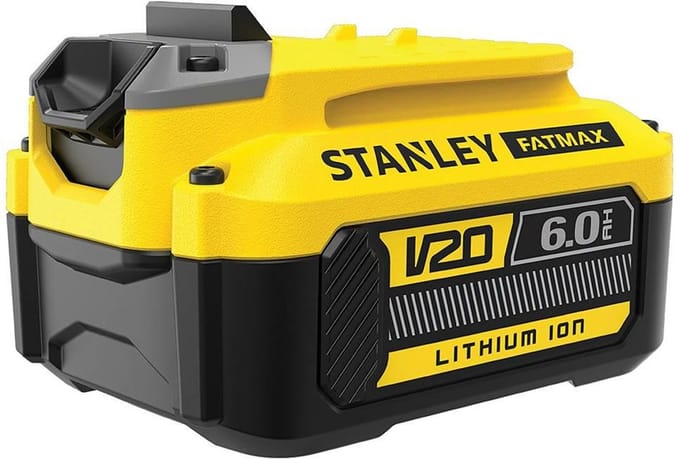 Stanley Fatmax Batterij V20 Sfmcb206-xj - Lithium-ion - 18v - 6,0ah - Hoge Capaciteit