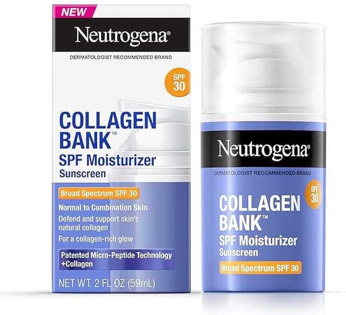 Neutrogena - Collagen Bank Daily Face Moisturizer - SPF 30 - 59ml
