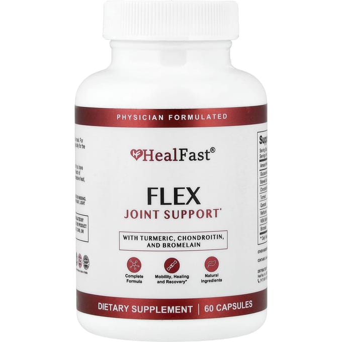 HealFast, Flex, Gewrichtsondersteuning, 60 Capsules
