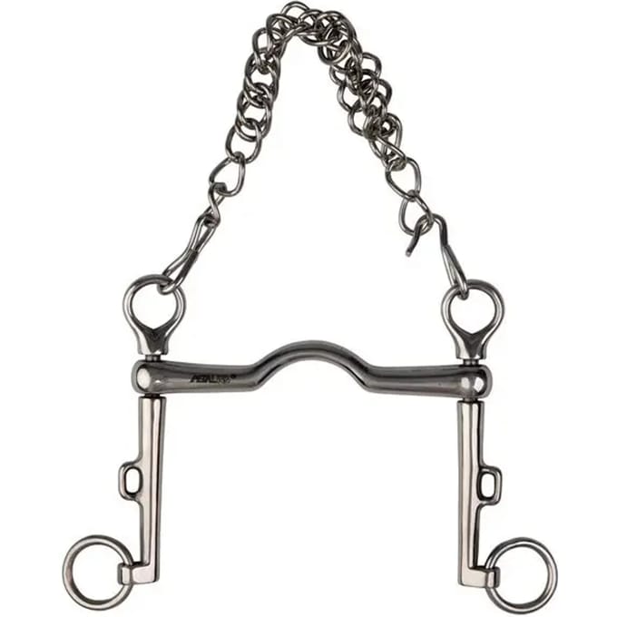 Paardenhoofdstel bit voor tongpassage Metalab