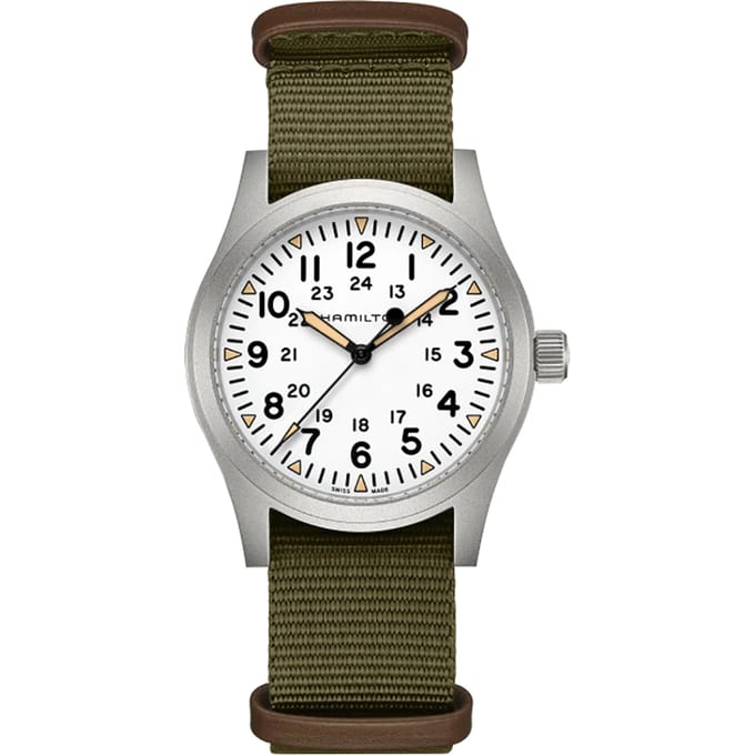 Hamilton Khaki Field Mechanisch H69529913 Horloge kaki
