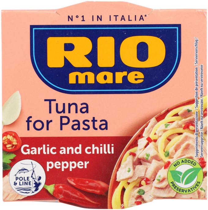 Rio Mare Per Pasta Tonijn met Look & Chilli pepers 160g