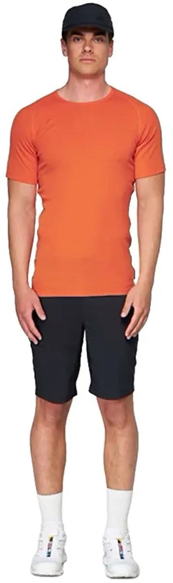 Devold Of Norway Lauparen Merino 190 Korte Mouwen Basislaag Oranje M Man