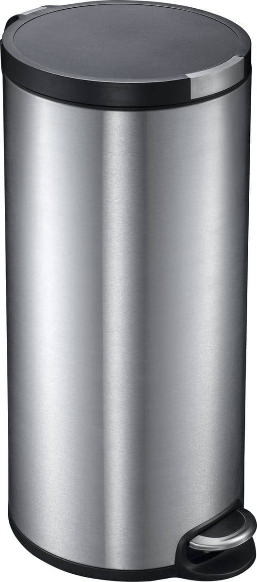 EKO - Artistic pedaalemmer 30 liter - Stainless steel Plastic - mat RVS - Prullenbak