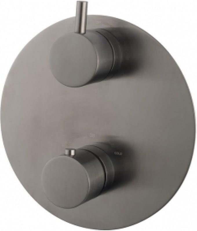 Sanifun afbouwplaat Sefa Gunmetal
