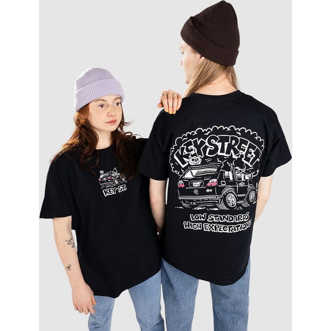 Key Street X FRKO Hot Box T-Shirt zwart