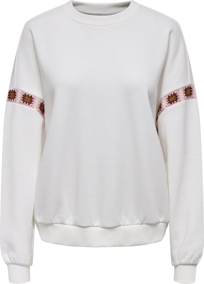 Only Luni Crew Neck Embroidery Sweater Dames - Maat M