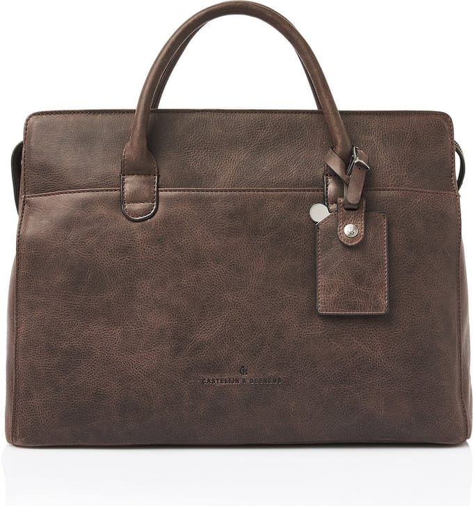 Castelijn & Beerens - Carisma Laptoptas 15,6 RFID | mocca -