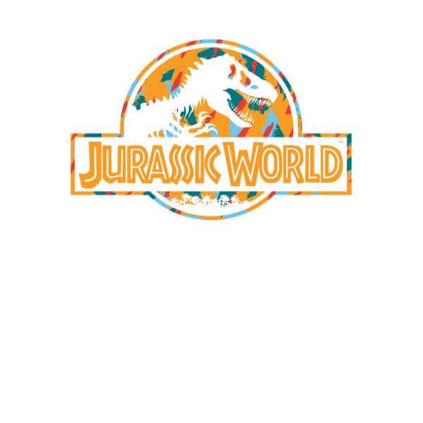 Jurassic Park Logo Tropical Hoodie - White - XXL