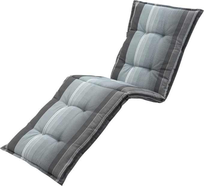 Madison - Tuinkussen - Ligbedkussen - 200x60cm - Steff Grey - Grijs