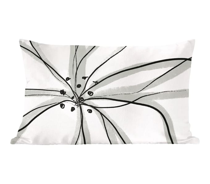 Sierkussens - Kussentjes Woonkamer - 60x40 cm - Bloemen - Abstract - Design