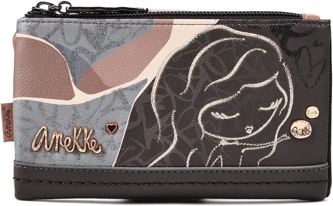 Anekke Portemonnee Dreamverse Heartbeat Large Wallet Multicolor Veelkleurig