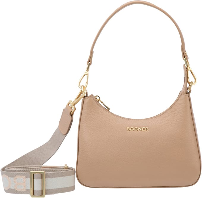 Bogner Schoudertas Wallis Odette Shoulderbag Latte Beige