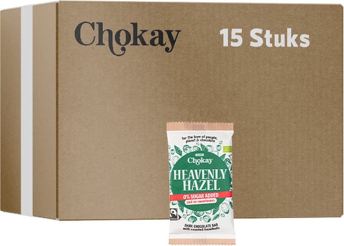Chokay | Heavenly Hazel | 15 stuks | 15 x 70g