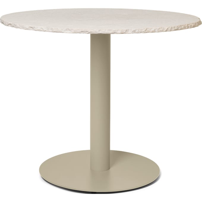 Ferm Living Mineral eettafel 90 x 90 cm - bianco curia/cashmere