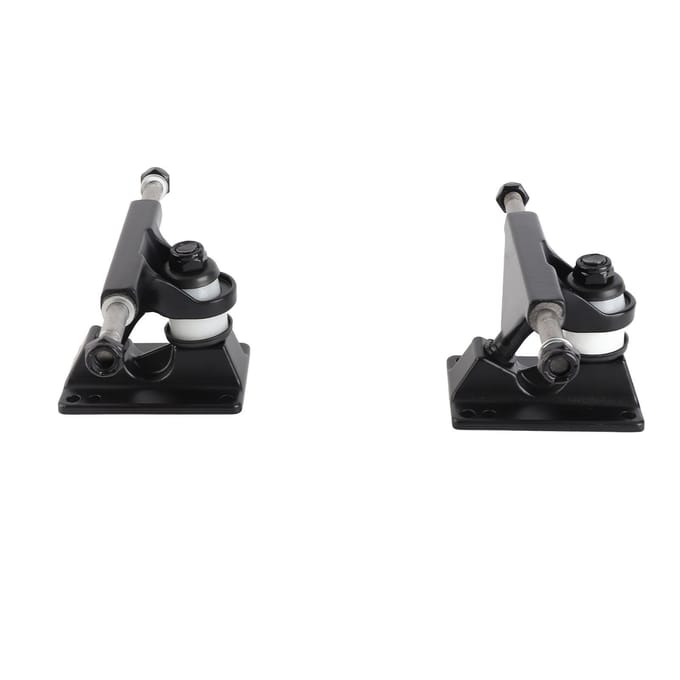 2 stuks Skateboard Trucks Combo 3.25 inch Wielen Abec Longboard Skatebaord Accessoire zwart
