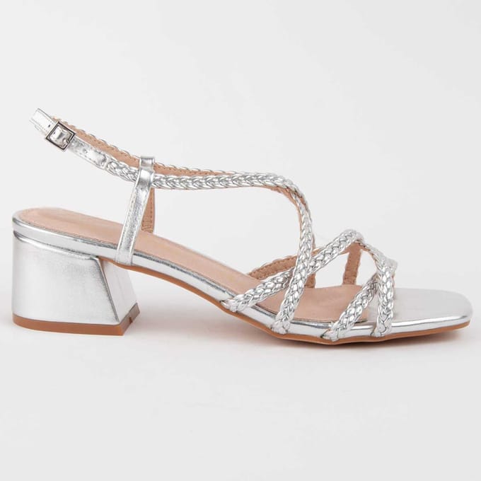 Sandalia De Tacón Para Mujer. Montevita Trea2 102937 37 zilver