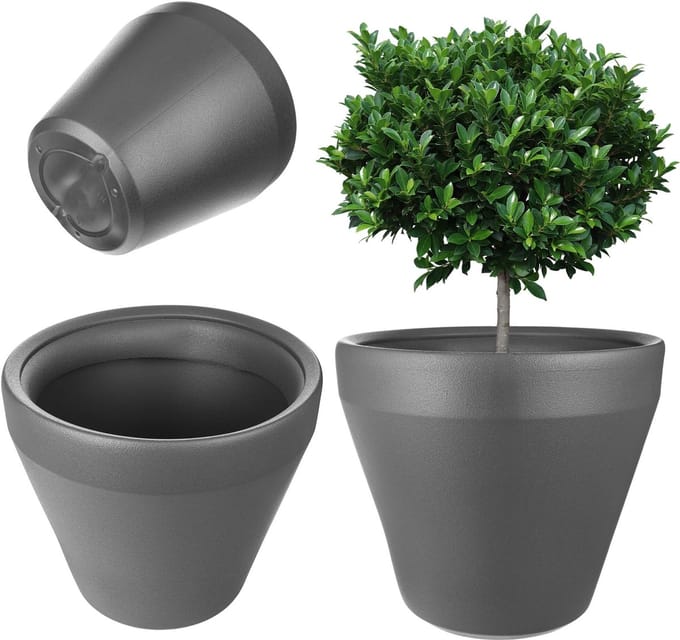 KADAX Lima 460 Bloempot - antraciet K12260 LA651-82